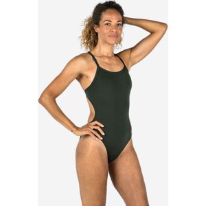 Badpak solid donkerkaki