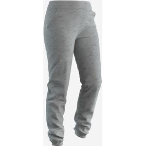 Joggingbroek voor fitness dames slim fit 500 lichtgrijs
