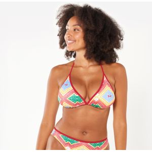 Bikinitop mae voor dames triangel sangria rood