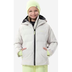 Erg warme en waterdichte ski-jas voor kinderen 580 warm beige