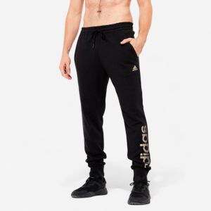 Joggingbroek voor fitness en soft training heren zwart