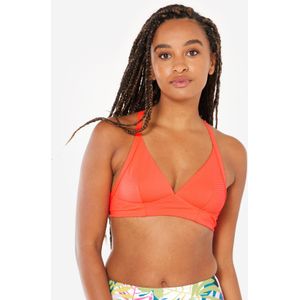 Bikinitop  bea voor dames fluo-oranje