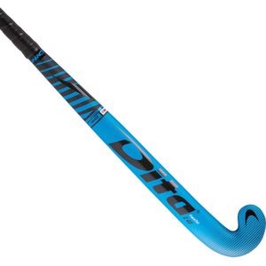 Hockeystick gevorderde volwassenen mid bow 40% carbon fibertec c40 blauw