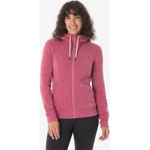 Ademend sweatshirt nh500 voor dames paars
