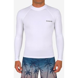 Uv-shirt met lange mouwen heren 100l wit