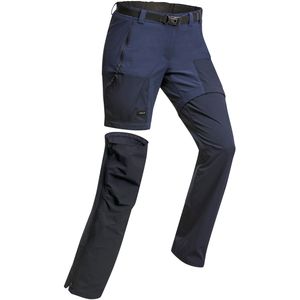 2-in-1 broek voor bergtrekking dames mt500 afritsbaar