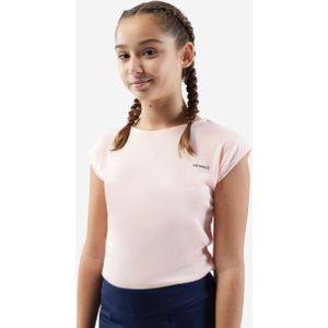 Tennisshirt voor meisjes tts500 roze