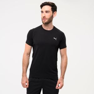 Heren-t-shirt active zwart