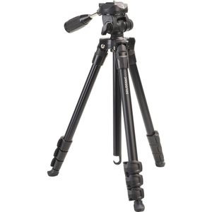 Verstelbare tripod voor jachtkijker/-camera aluminium zwart