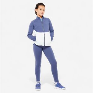 Ademend trainingspak voor kinderen blauw en mint