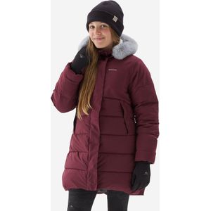 Warme gewatteerde wandeljas nh500 kinderen bordeaux