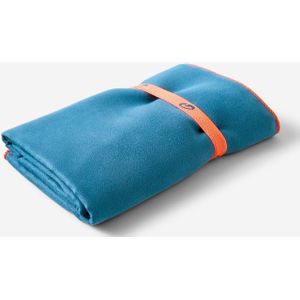 Microvezel handdoek blauw maat m 60 x 80 cm
