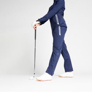 Regenbroek voor golf dames rw500 marineblauw