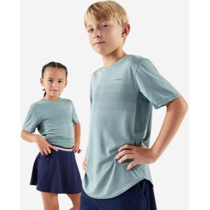 Tennisshirt voor kinderen light frosty green