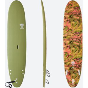 Surfboard 500 foam kaki 8'6"