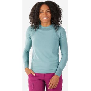 Naadloos damesshirt met lange mouwen voor bergsport wol