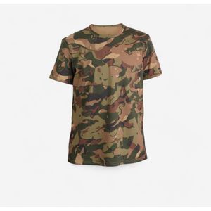 Kinder - T-shirt - Camouflage Woodland - Groen
