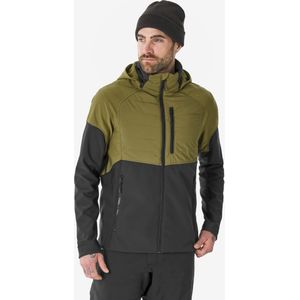 Softshell mid ski 900 voor heren zwart kaki