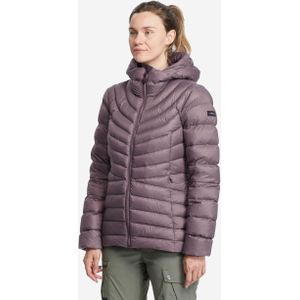Damesdonsjas voor bergtrekking met capuchon mt500 -10°c