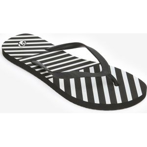 Teenslippers 120 transat dames zwart wit