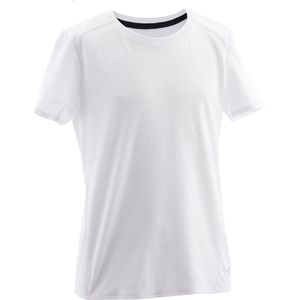 T-shirt voor kinderen ademend katoen wit