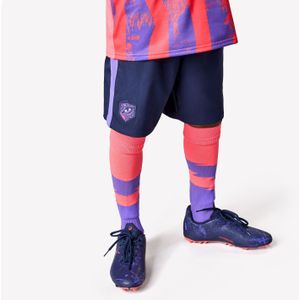 Voetbalbroekje kind viralto blauw/paars