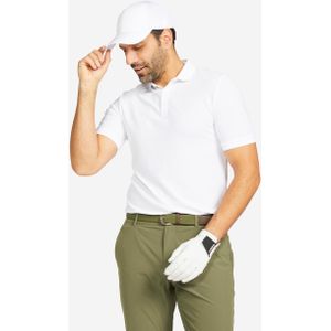 Golfpolo met korte mouwen voor heren ww500 wit