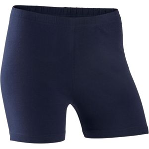 Basic short voor meisjes katoen marineblauw