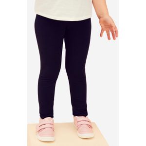 Basic legging voor kinderen katoen zwart