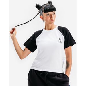 T-shirt uppercute dames zwart