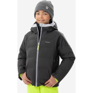 Heel warme en waterdichte gewatteerde ski-jas voor kinderen 580 warm grijs