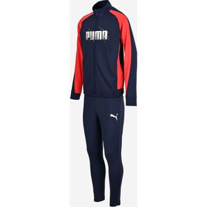 Trainingspak rood marineblauw