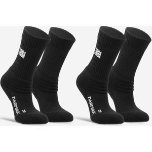 Basketbalsokken voor kinderen so900 nba zwart set van 2 paar