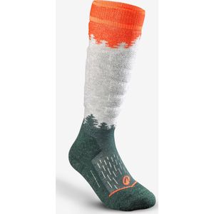 Skisokken 500 voor kinderen rood