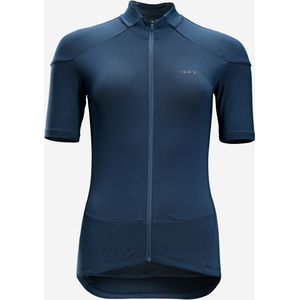 Damesfietsshirt met korte mouwen voor racefietsen rc500 leigrijs