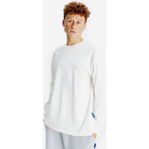 Herenshirt met lange mouwen elementals wit