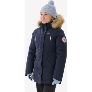 Warme en waterdichte wandelparka nh900 voor meisjes blauw