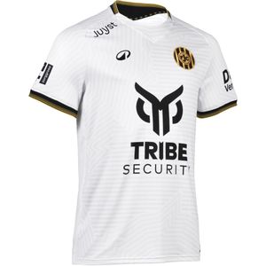 Voetbalshirt roda jc uitshirt 25/26 wit/zwart