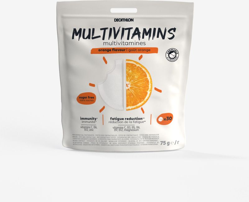 Decathlon - Multivitamine Kauwtabletten - Sinaasappel - 30 Stuks