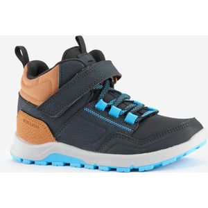 Wandelschoenen voor kinderen nh500 mid klittenbandsluiting grijs maat 28 tot 34