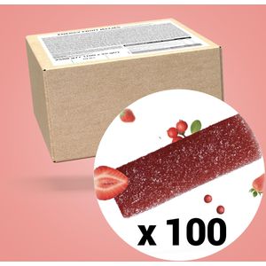 Energy fruit jellies aardbei/cranberry/acerola 100x 25 g