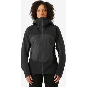 Regenjas voor bergtrekking dames 20.000 schmerber mt900 zwart