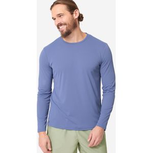 Uv-werend Zwemshirt - Blauw - Heren - Lange Mouwen