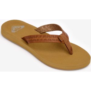 Dames teenslippers porto bruin