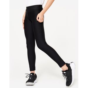 Legging voor meisjes hoge taille zwart