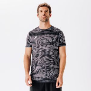 Voetbalshirt club wavy zwart/wit
