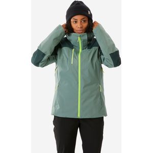 Waterdichte ski-jas voor dames 500 sport groen