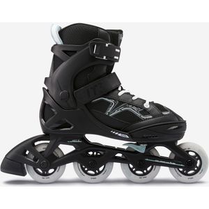 Fitness skates voor kinderen fit3 zwart kaki