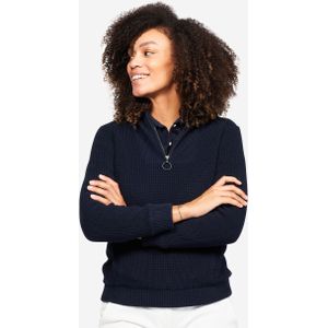 Inesis - MW500 - Golftrui - Marineblauw - Halve Rits