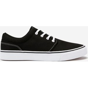 Lage skate-/longboardschoenen voor volwassenen vulca 100 zwart/wit